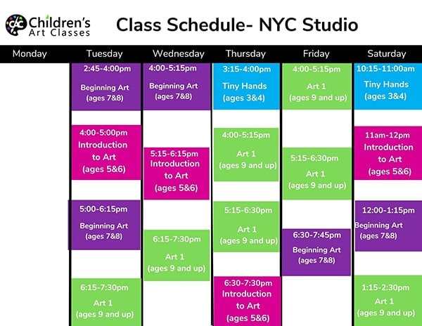 Drawing, Painting & Self-Expression (Ages 6-8) [Class in NYC] @ The Art  Studio NY